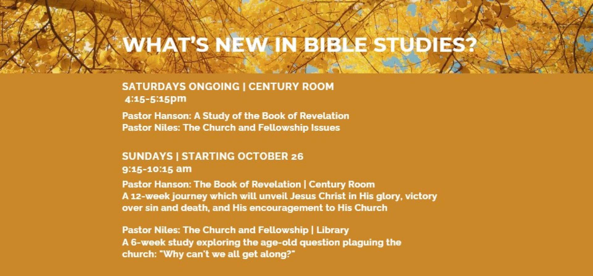 Bible Class v2